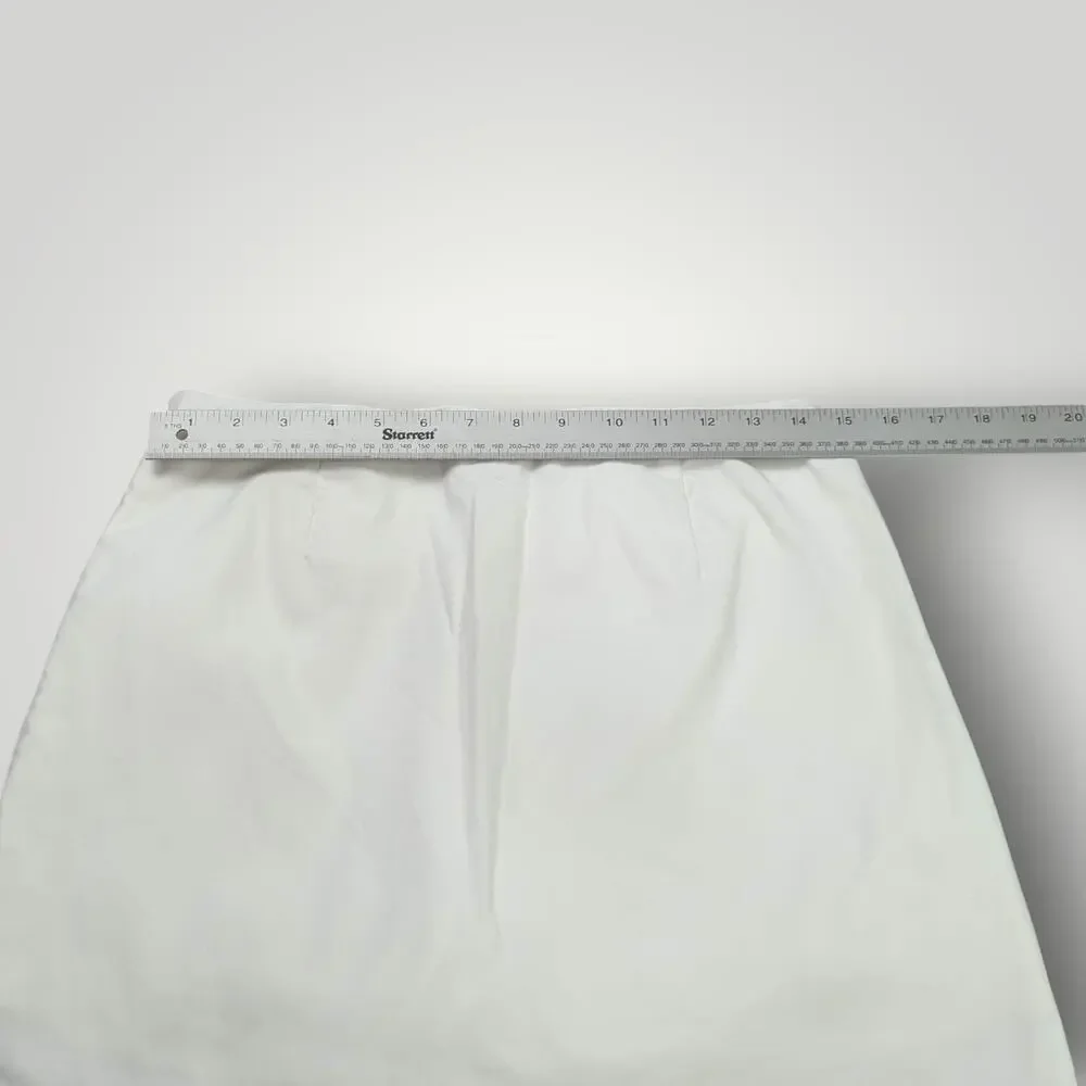 Versona Women's M Sunshine's Out Ivory White Mini Stretch Pull-On Skort - Picture 8 of 11